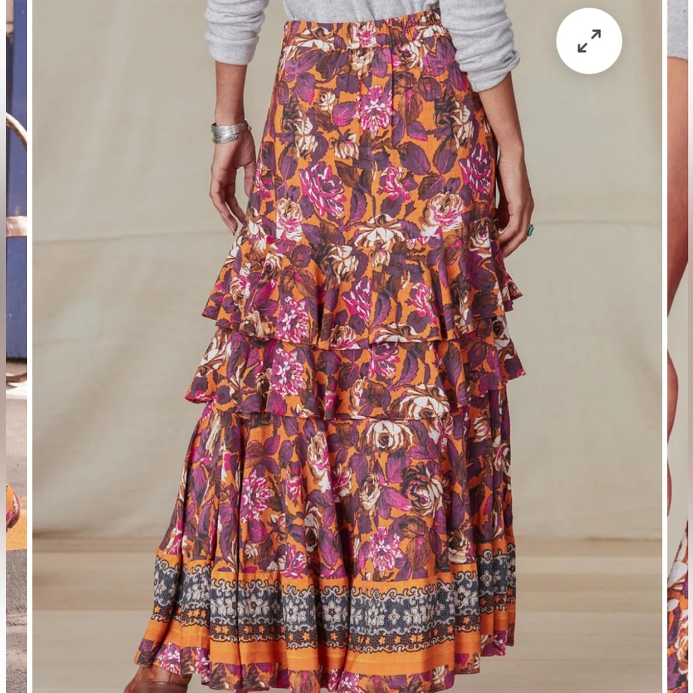 Sundance Almeda Tiered Skirt - Picture 2 of 9